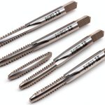 uxcell High Speed Steel Thread Tap #10-24 UNC Machine Tool-0