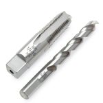 MorningRo NPT Tap Drill Bit Set High Speed Steel Industrial-0